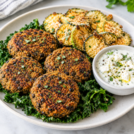 Family Dinner: Black Bean Burger Bowl (serves 4)