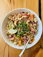 Family Dinner: Pineapple Fried Rice with Turkey Meatballs (serves 4)