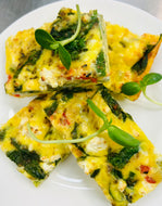 Breakfast: Mediterranean Frittata Squares (8)
