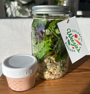 Salad Jar: Jennifer Aniston Copycat Salad (serves 1)