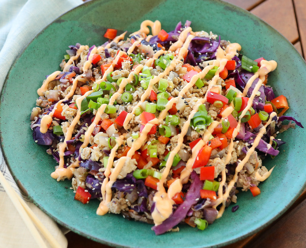 Family Dinner: Egg Roll in a Bowl (serves 4)